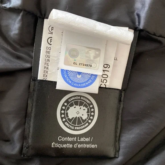 Canada goose black label mens